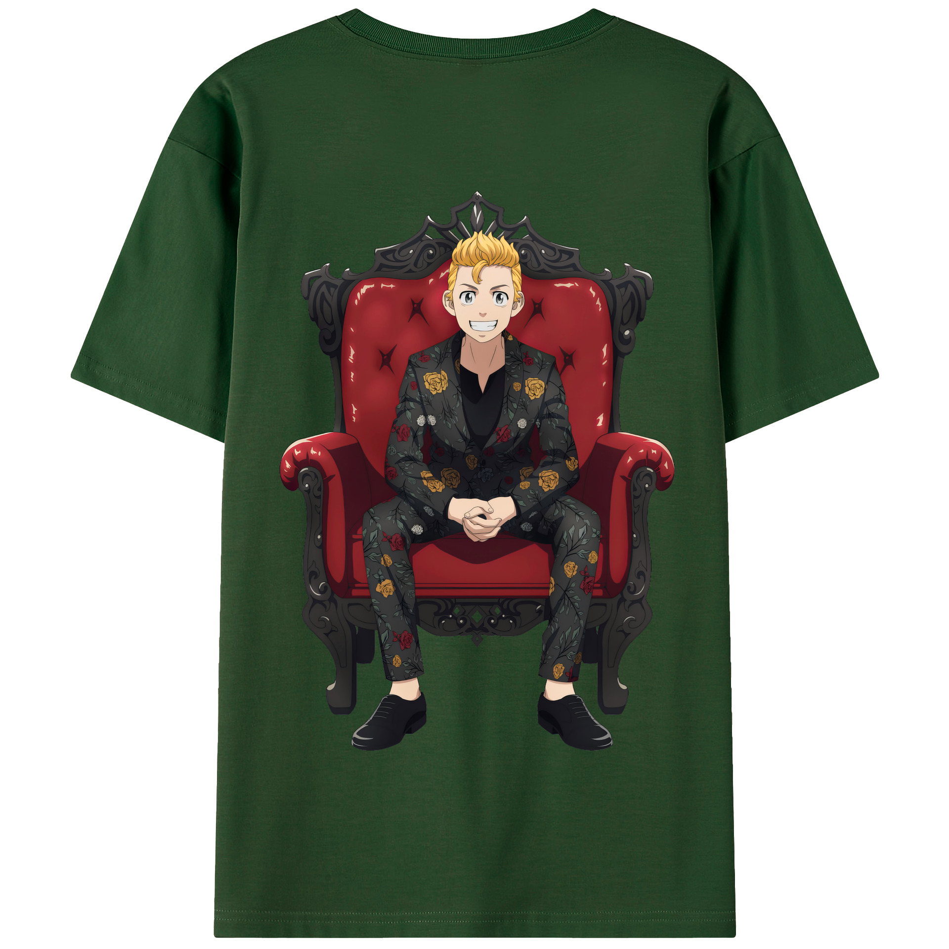 （画像用） 東京リベンジャーズ Tokyo Revengers 綿100％半袖Tシャツ（背面プリント）